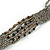 Stunning Glass Beaded Necklace (Grey/ Black/ Bronze) - 50cm L - view 5