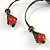 Long Multicoloured Ceramic Bead Tassel Necklace with Silk Cotton Cord - 80cm L/ 10cm Tassel - view 7