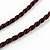Long Multicoloured Ceramic Bead Tassel Necklace with Silk Cotton Cord - 80cm L/ 10cm Tassel - view 4