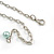 Statement Glass, Nugget Silver Tone Chain Necklace in (Multicoloured) - 60cm L/ 8cm Ext - view 7