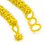 Chunky Lemon Yellow Glass Bead and Semiprecious Necklace - 56cm Long - view 6