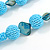 Chunky Light Blue Glass and Shell Bead Necklace - 70cm L - view 6