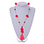 Deep Pink/ Neon Pink Glass Bead, Pom Pom, Tassel Long Necklace - 88cm L/ 10cm Tassel - view 2