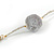 Light Grey Pom Pom, Tassel, Transparent Glass Bead Long Necklace - 88cm L/ 10cm Tassel - view 7