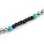 Black Wood, Glass, Sea Shell, Tree Seed Bead with Pom Pom Tassel Long Necklace - 80cm L/ 16cm Tassel - view 7