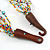 Ethnic Multistrand Multicoloured Glass Bead, Semiprecious Stone Necklace With Wood Hook Closure - 60cm L - view 6