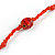 Red Glass/ Ceramic Bead Long Necklace - 82cm Long - view 5
