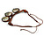 Statement Mother Of Pearl, Brown Wood Bead Cotton Cord Necklace - 42cm L (Min)/ Adjustable - view 7
