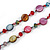 Multicoloured Long Shell, Crystal Bead Necklace - 116cm L - view 4