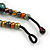 Chunky Colour Fusion Wood Bead Necklace (Multicoloured) - 48cm L - view 7