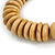 Natural Wood Bead Necklace - 66cm Long - view 7