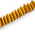 Dusty Yellow Wood Bead Necklace - 70cm Long - view 4