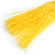 Long Yellow Wood Bead Cotton Tassel Necklace - 90cm L/ 15cm Tassel - view 6
