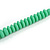 Long Chunky Resin Bead Necklace In Light Green - 86cm Long - view 6