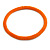 Statement Chunky Orange Beaded Stretch Choker Necklace - 44cm L - view 3