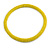 Statement Chunky Banana Yellow Beaded Stretch Choker Necklace - 44cm L