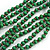 Multistrand Layered Grass Green Wood, Brown Acrylic Bead Necklace - 74cm L/ 5cm Ext - view 5