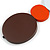 Brown/ Orange/ White Wood Bird and Bead Pendant with Black Cotton Cord - Adjustable - 84cm Long/ 11cm Pendant - view 5