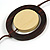Light Cream/ Brown Coin Wood Bead Cotton Cord Necklace - 88cm Long - Adjustable - view 5