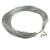 Metallic Silver Multistrand Silk Cord Necklace In Silver Tone - 50cm L/ 7cm Ext - view 5