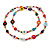 Multicoloured Glass/ Ceramic/ Acrylic Bead Long Necklace - 100cm L - view 4