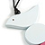 White/Pink Wood Bird and Bead Pendant with Black Cotton Cord - Adjustable - 84cm Long/ 11cm Pendant - view 4