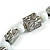 Chunky White/ Black with Animal Print Cube and Ball Wood Bead Cord Necklace - 90cm Max - view 7