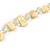 Canary Yellow Sea Shell and Transparent Glass Bead Necklace - 47cm L/ 4cm Ext - view 6