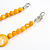 Yellow Gold Coloured Graduated Shell Necklace/47cm Long/Slight Variation In Colour/Natural Irregularities - view 6