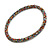 Statement Chunky Multicoloured Beaded Stretch Necklace - 50cm L - view 6