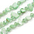 3 Row Mint Green Shell And Glass Bead Necklace - 50cm L - view 4