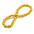 10mm/Unisex/Men/Women Banana Yellow Round Bead Wood Flex Necklace - 45cm Long - view 6
