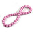15mm/Unisex/Men/Women Bubble Gum Pink Bead Wood Flex Necklace - 44cm L - view 6