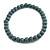 15mm/Unisex/Men/Women Grey Bead Wood Flex Necklace - 44cm L - view 5