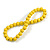 15mm/Unisex/Men/Women Banana Yellow Round Bead Wood Flex Necklace - 44cm L - view 6