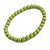 15mm/Unisex/Men/Women Lime Green Round Bead Wood Flex Necklace - 44cm L - view 2
