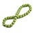 15mm/Unisex/Men/Women Lime Green Round Bead Wood Flex Necklace - 44cm L - view 7