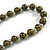 Cracked Effect Black/Yellow Graduated Wood Bead Long Necklace - 78cm Long - view 5