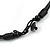 Statement Multicoloured Wood Bead Fringe Bib Style Collar Necklace - 58cm Long/ 12cm Drop - view 7