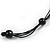 Multistrand Multicoloured Wooden Bead Black Cord Necklace - 100cm L Adjustable - view 6