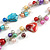 Multicoloured Sea Shell & Imitation Pearl Bead Long Necklace -130cm Long - view 5