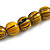 Animal Print Wood Bead Chunky Necklace (Yellow/ Black) - 50cm L/ 5cm Ext - view 5
