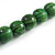 Animal Print Wood Bead Chunky Necklace (Green/ Black) - 50cm L/ 5cm Ext - view 6