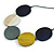 Multicoloured Wood Coin Bead Grey Cotton Cord Necklace - 94cm L (Max Length) Adjustable - view 3