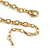 Pastel Multicoloured Matte Enamel Leaf Necklace In Gold Tone - 40cm L/ 5cm Ext - 40cm L/ 6cm Ext - view 6