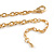 Statement Gold Tone Graduated Frill Motif Necklace in Pastel Multi - 40cm L/ 6cm Ext - view 7