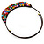 Multicoloured Sea Shell Bead Collar Flex Wire Choker Necklace - Adjustable - view 7