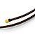 Multicoloured Sea Shell Bead Collar Flex Wire Choker Necklace - Adjustable - view 4