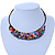 Multicoloured Sea Shell Bead Collar Flex Wire Choker Necklace - Adjustable - view 2