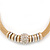 Gold Tone Mesh Necklace with Crystal Ball - 40cm L/ 9cm Ext - view 7